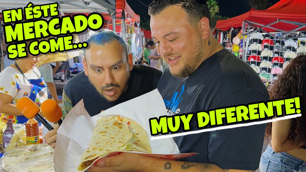 Un Mercado lleno de COMIDAS EXOTICAS dentro de Nuevo León