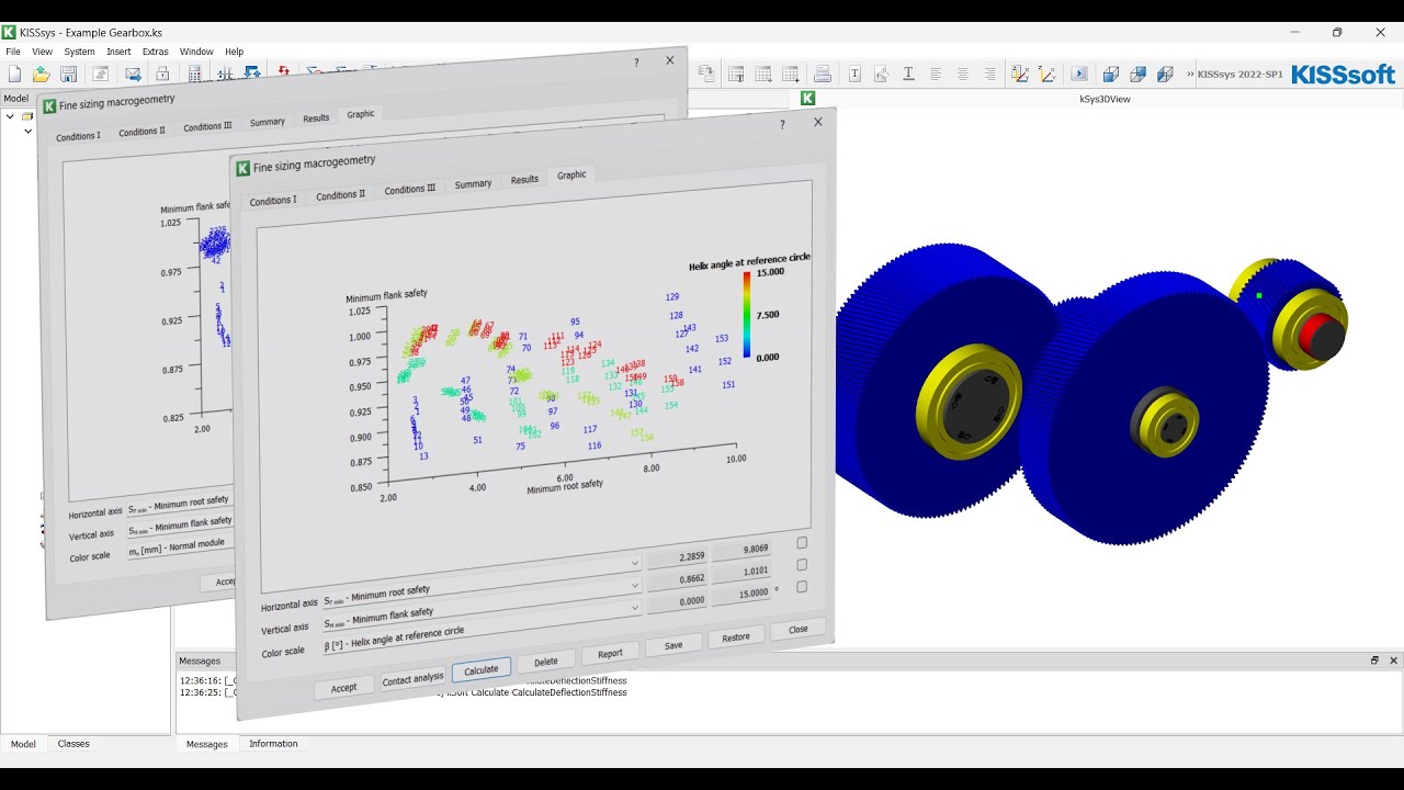 KISSsoft Tutorials from GloBAS: Fine Sizing of the gearbox