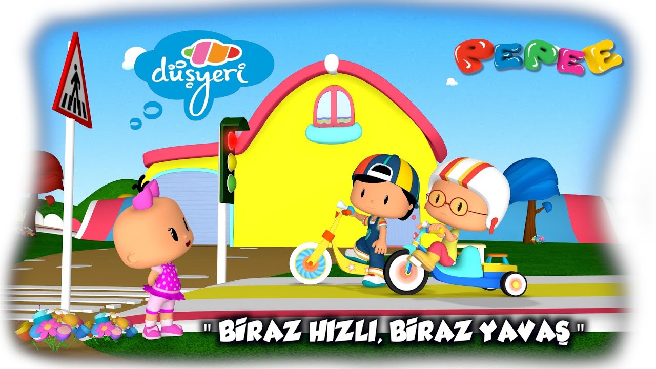 Pepee Yeni B&ouml;l&uuml;m:20 / Biraz Hızlı Biraz Yavaş - &Ccedil;izgi Film - D&uuml;şyeri