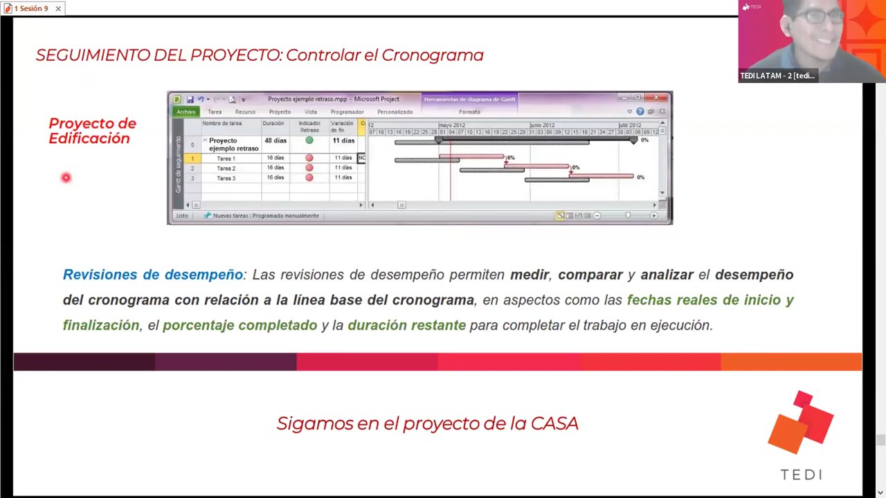 Programaci&oacute;n de Obra con MS Project - Clase 09