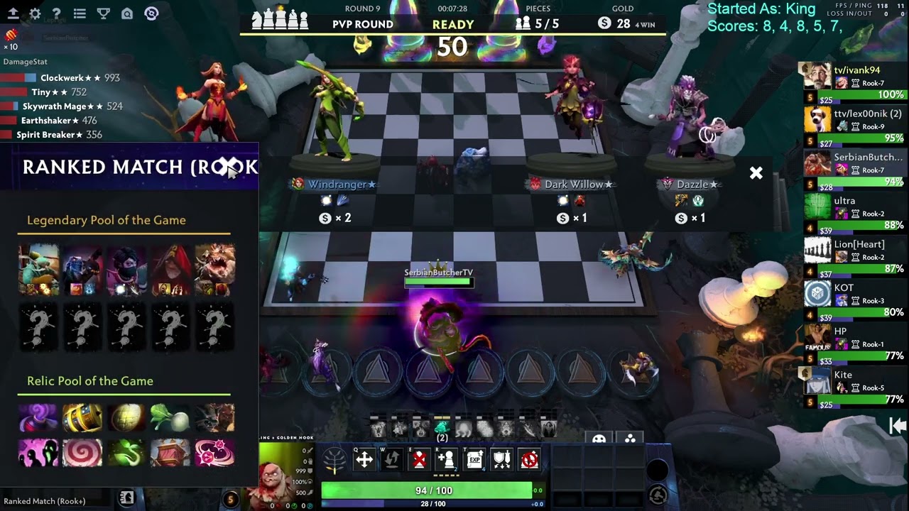 6 Gods 4 Harpies/Taurens! Dota Auto Chess Season 39!