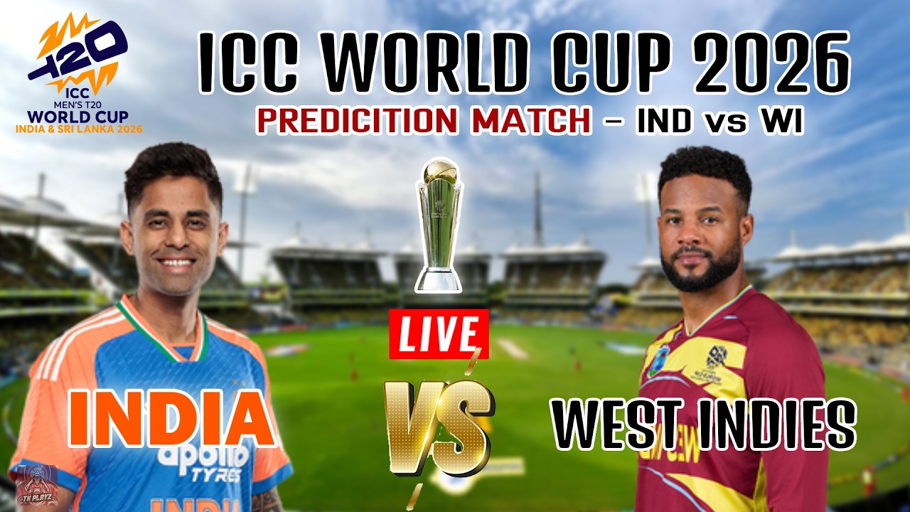 India Vs West Indies Match T20 World Cup 2026 Live | Prediction Match Cricket 26 Game | TK PlayZ