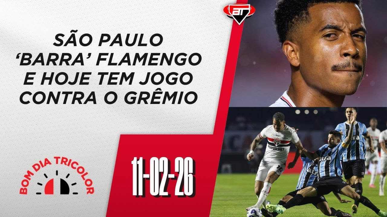 São Paulo enfrenta o Grêmio e busca permanência de Marcos Antônio no elenco | Bom Dia Tricolor
