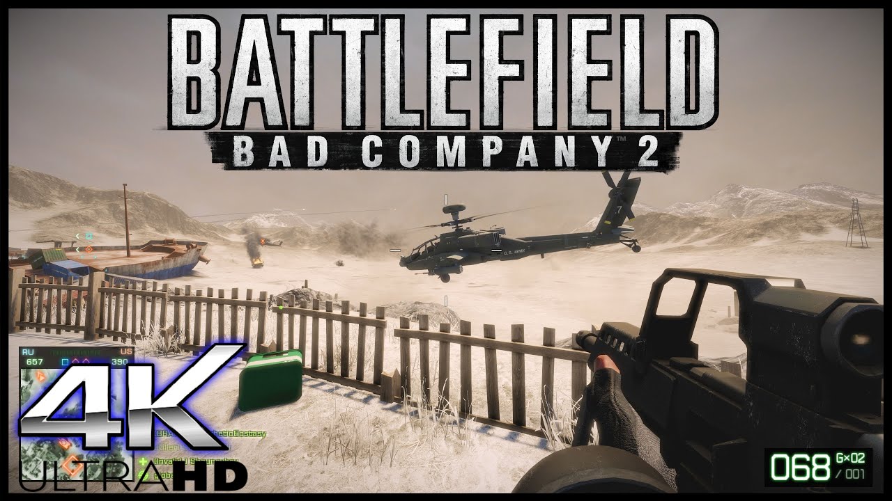 Battlefield Bad Company 2 Multiplayer 2020 Atacama Desert Modded 4K