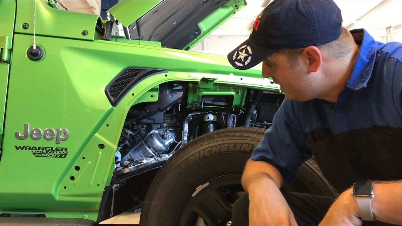 Быстрый способ снятия подкрылка Jeep JL Wrangler
