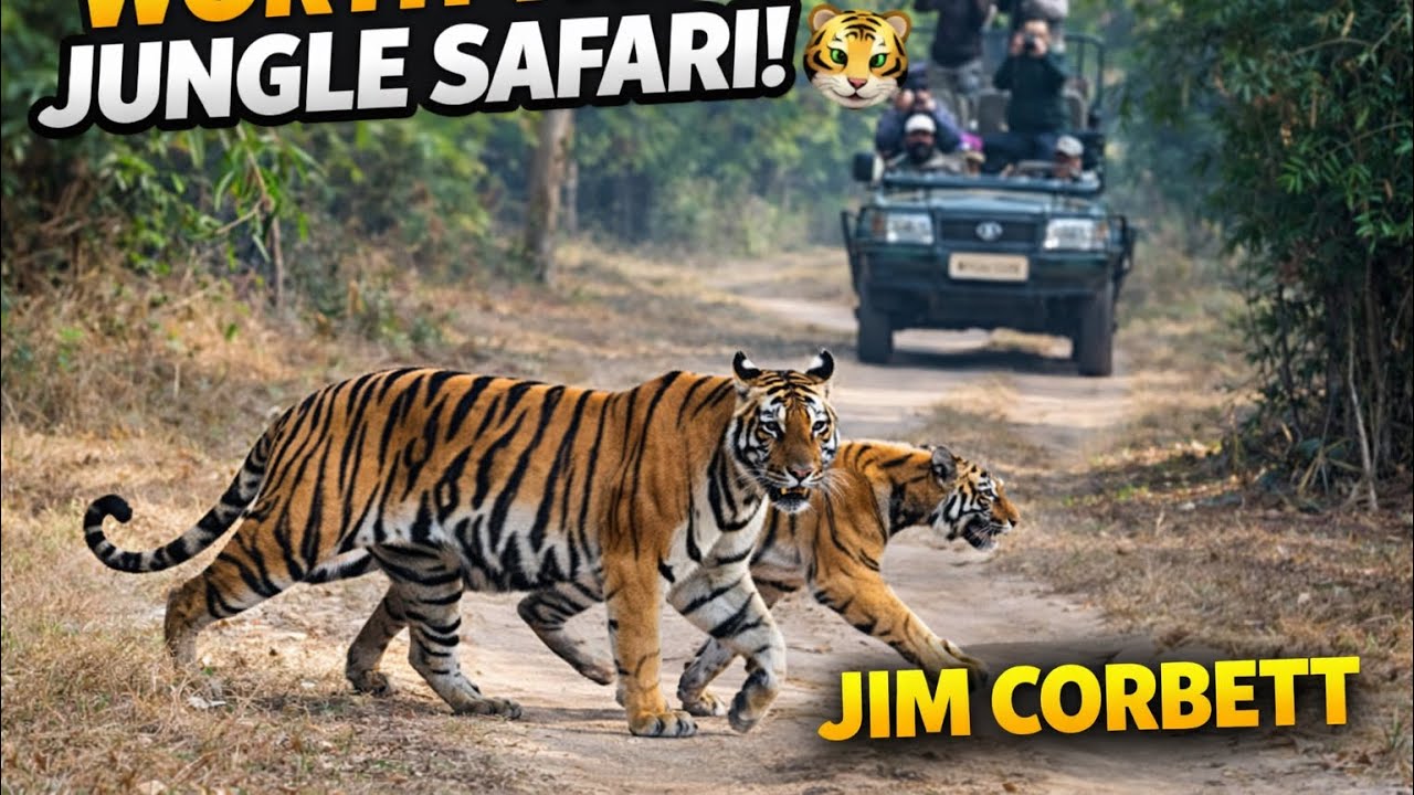 Worth every second in the wild 🐯 | Jim Corbett Safari”