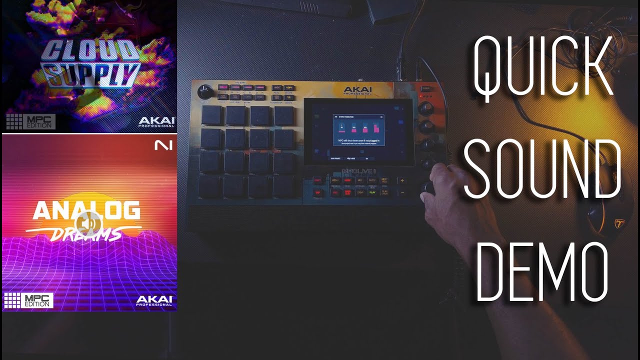 Quick Sound Demo with Native Instruments Cloud Supply & Analog Dreams MPC
