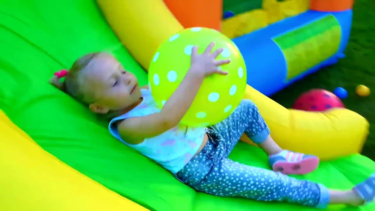 Fun and Creative Kids Play with Balloons