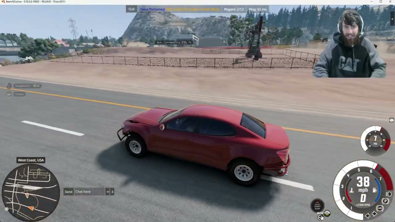 BeamNG Drive TAG With a Friend | High Speed Chaos & Crashes