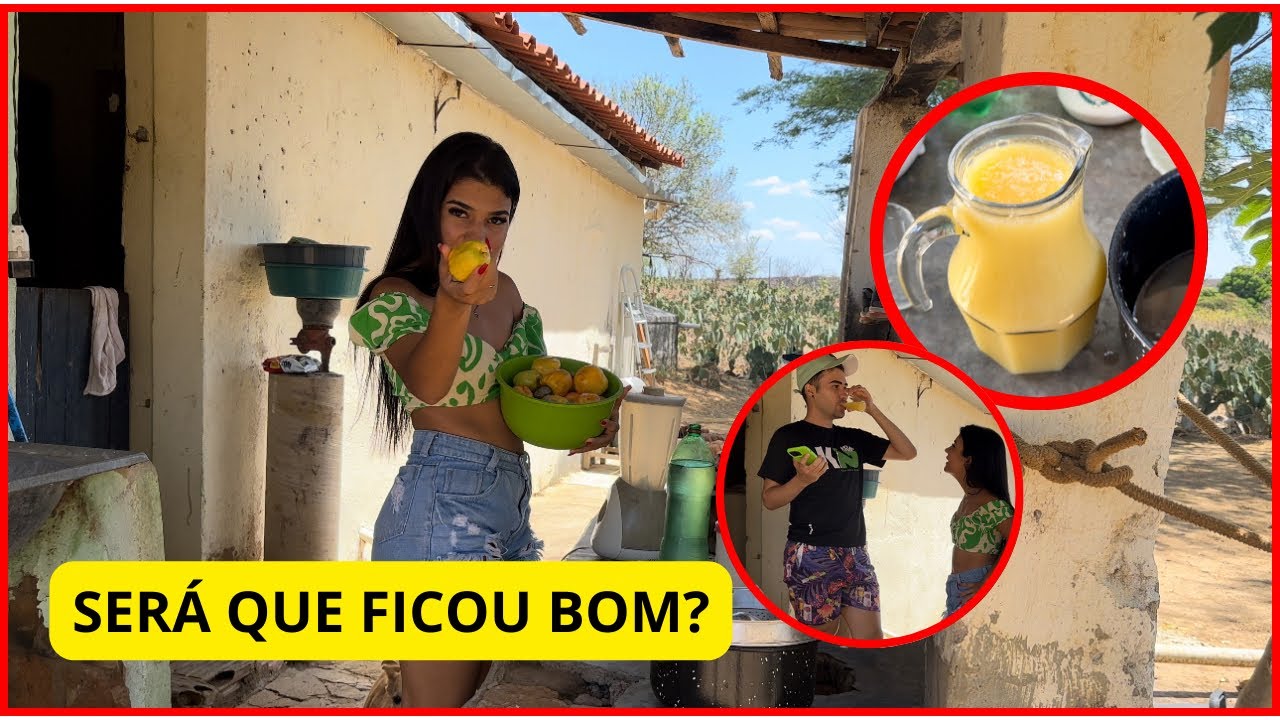 Vem fazer um suco de Caju comigo😍