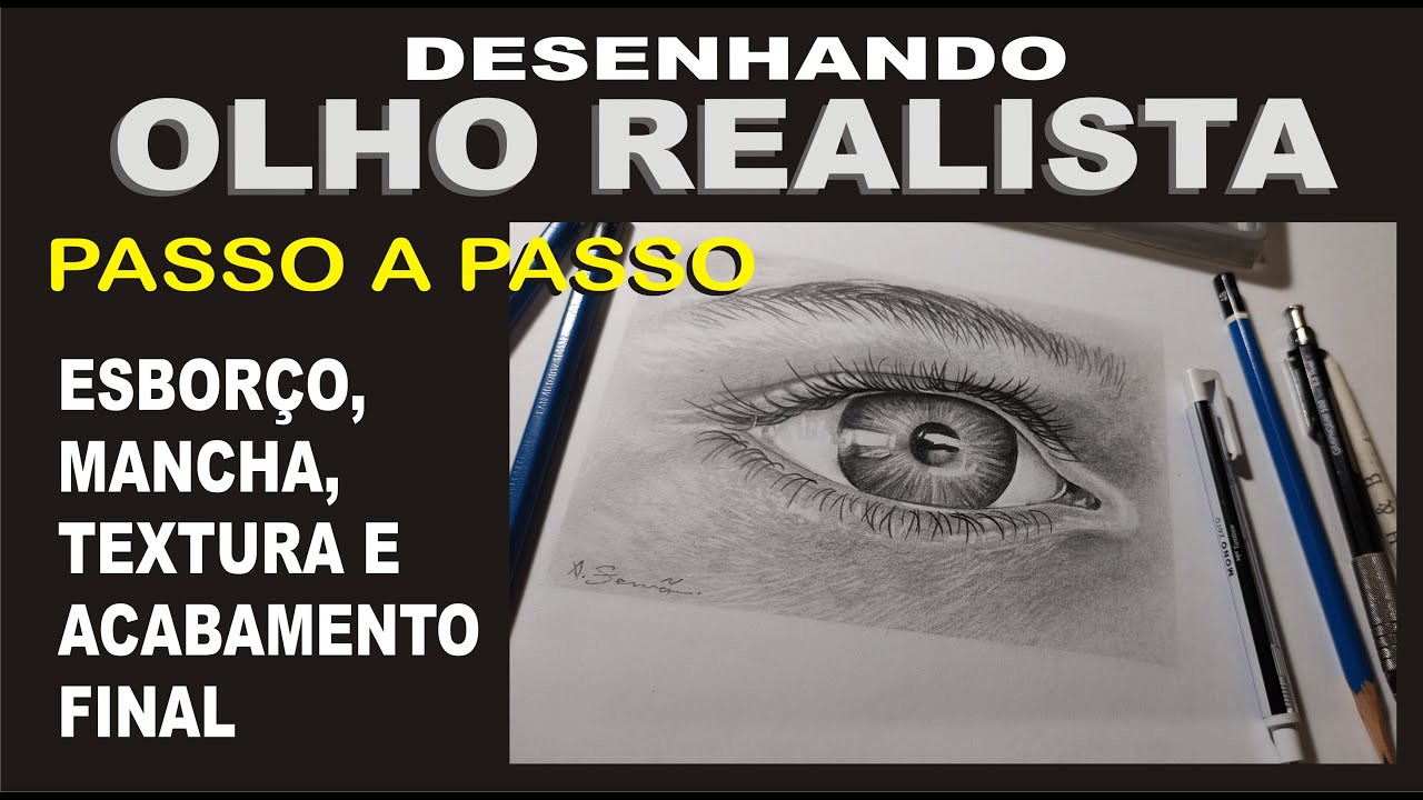 DESENHANDO OLHO REALISTA