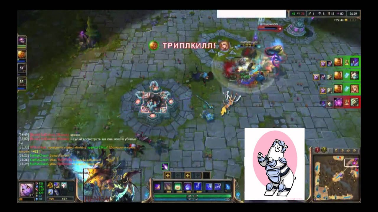 League of Legends(LOL) oppa penta kill op Xin Zhao