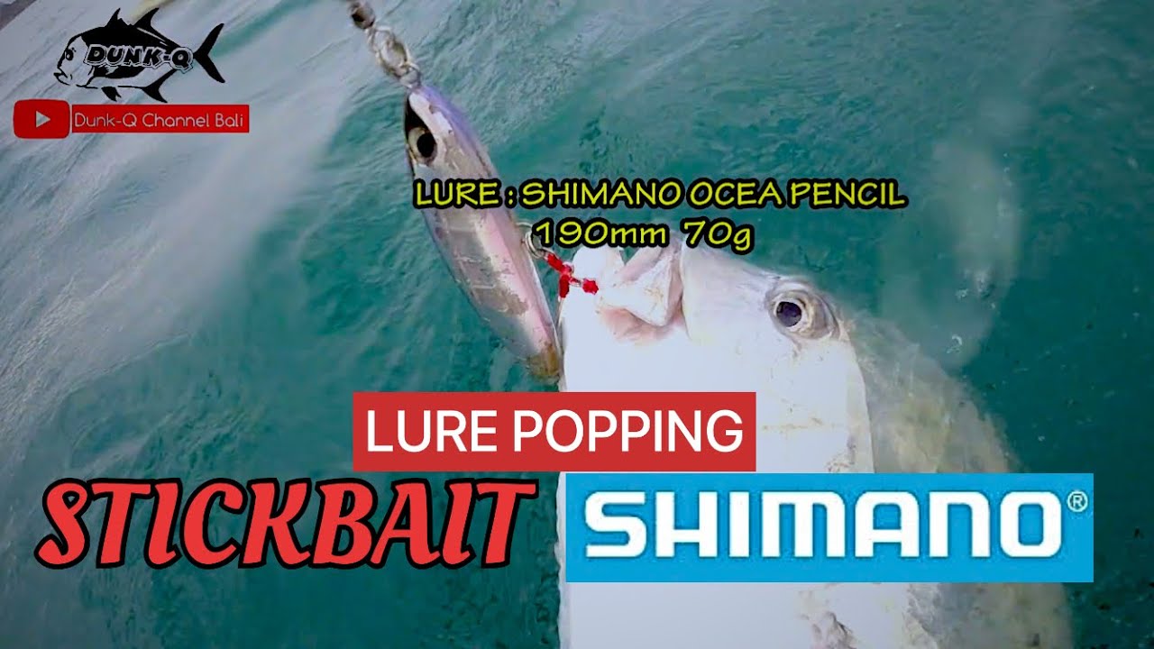 Shimano Ocea pencil stickbait vs Giant Trevally in Bali | GT fishing in Bali | GT popping in Bali