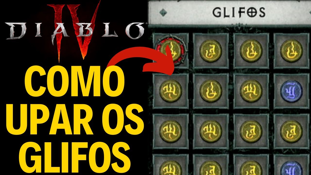 DIABLO 4 - COMO UPAR OS GLIFOS #diablo4