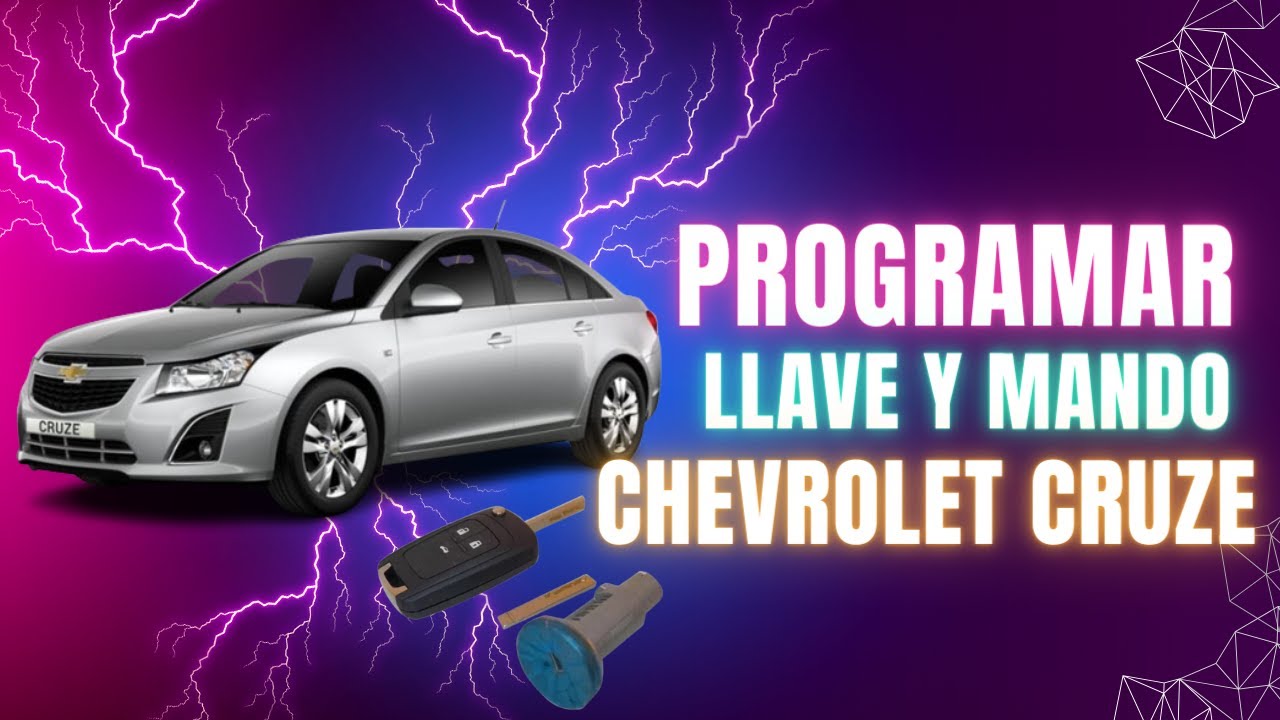 ✅Como CODIFICAR LLAVE CRUZE desde cero paso a paso (All Key Lost Chevy Cruze)