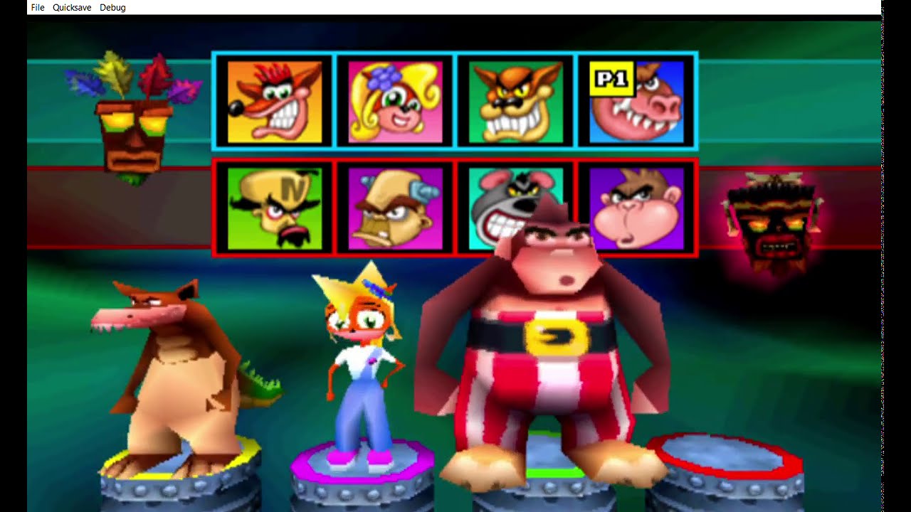 Crash Bash (PSX) - (Crate Crush Tournament)