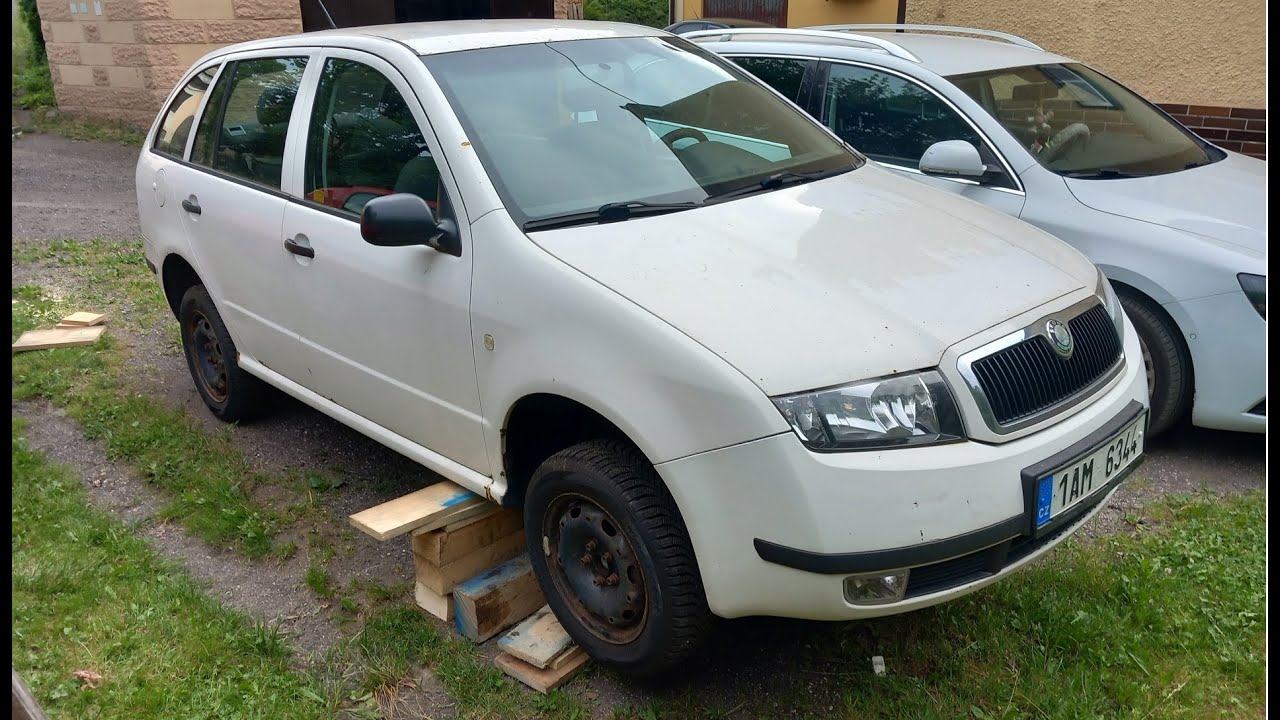 Škoda Fabia combi 1.9 sdi ze sídliště - první opravy a byli jsme na STK...