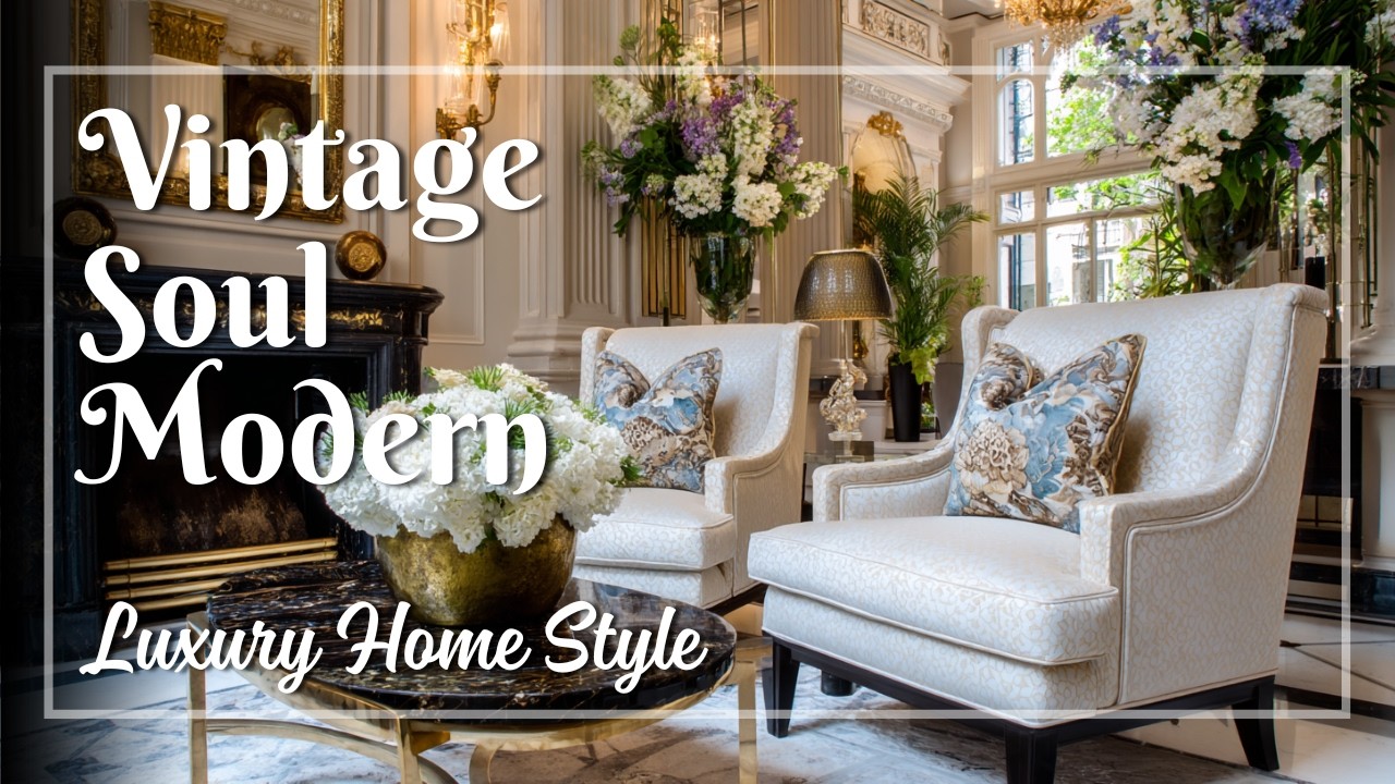 How to Mix Vintage and Contemporary Decor for a Chic, Luxurious, and Balanced Interior