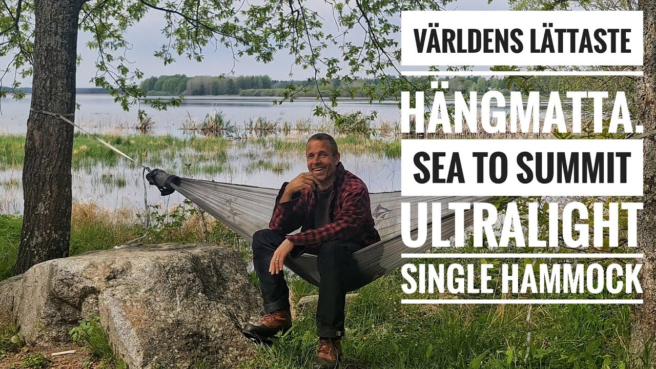 Världens lättaste Hammock. 4K För och nackdelar.