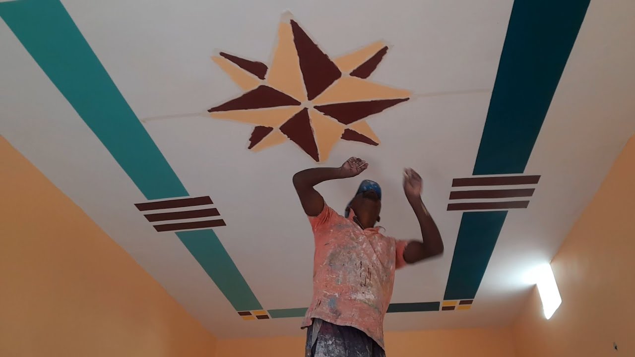 Masking tape ceiling design  Masking tape design ceiling 