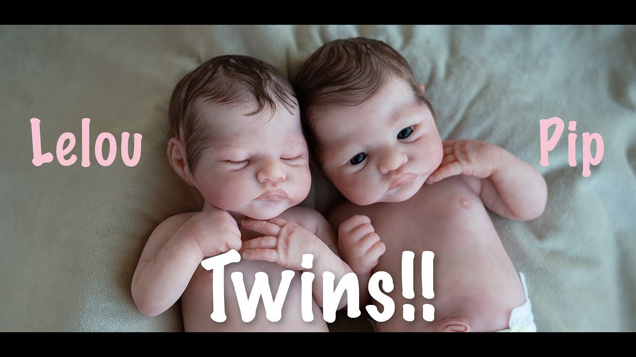 Ultra Realistic TWINS!! Silicone Reborn Babies Pip & Lelou