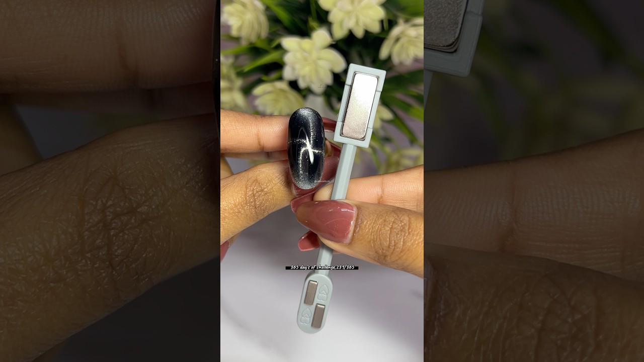 Tried Cateye art with a new magnet | Full tutorial | Day 231/365 