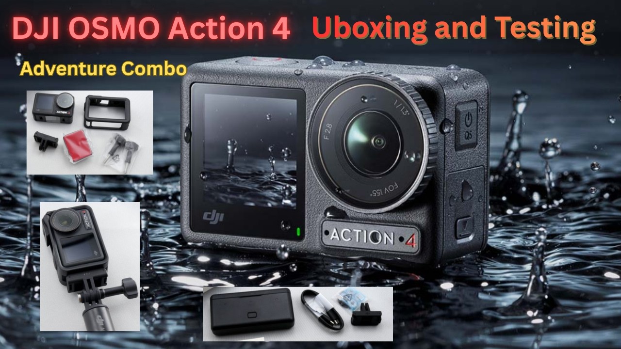 DJI Action 4 Unboxing & First Ride Test | Motovlog to Kerwa Dam | DJI Acion 4 and  AKG Mic Review |