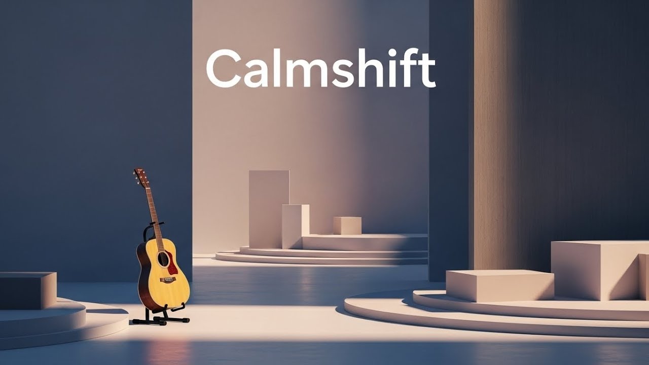 Calmshift – 1 Hour of Gentle Guitar Ambience for Smooth Transition & Relaxed Focus