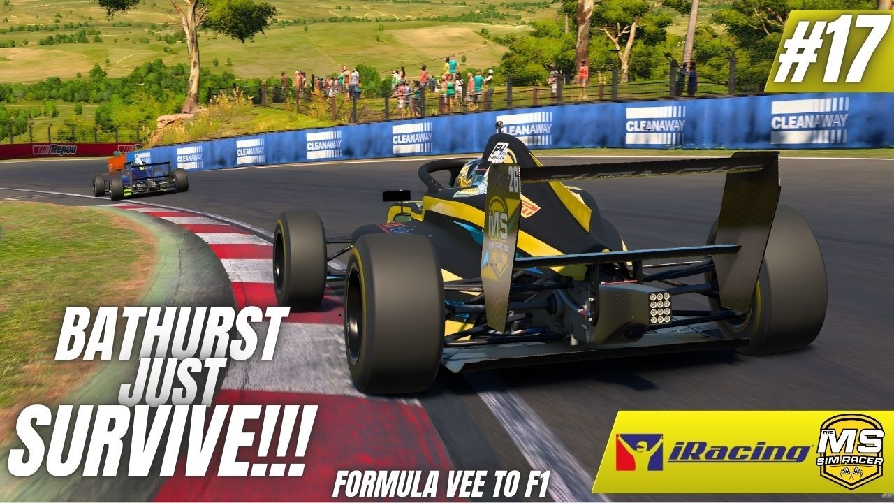 iRacing FIA F4 Esports Regional Tour at Bathurst just trying to survive!!! #17