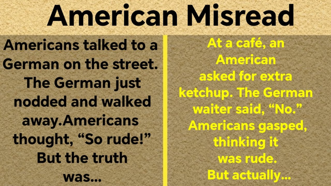 "Why Americans Always Think Germans Are Rude 😳"