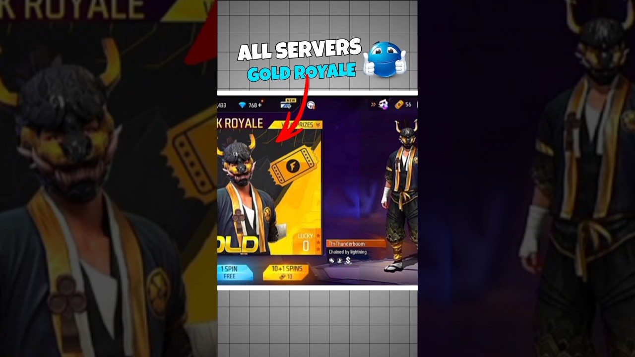 Free Fire Other Server Gold Royale Bundles