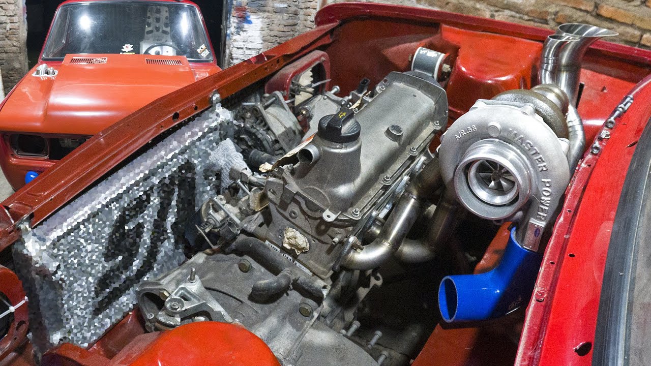 Instalacion Radiador Nuevo al Fiat 128 2.0 Turbo