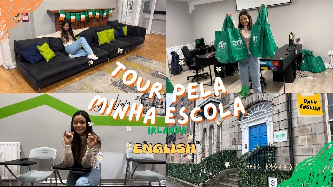 Como é uma escola de inglês na Irlanda 🇮🇪