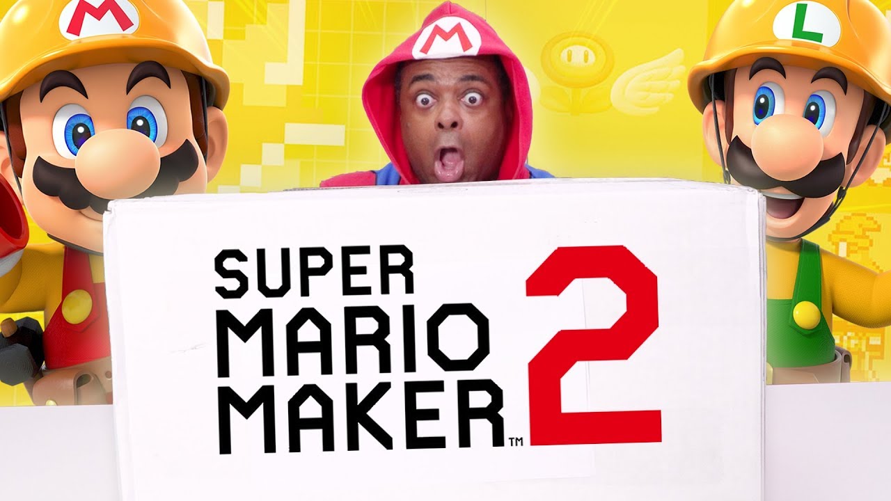 WHAT DID NINTENDO SEND ME?! - Super Mario Maker 2 Unboxing & Gameplay