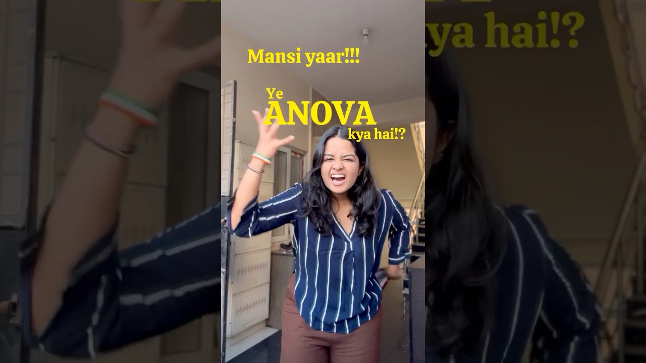 ANOVA #simplystatistics day 11 #statisticsinpsychology #mapsychology