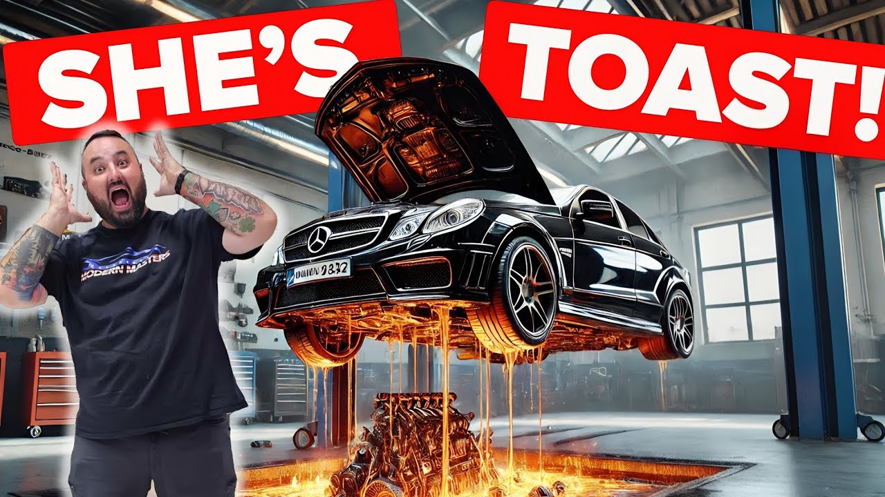 BITURBO Meltdown! M157 Engine removal! E63 AMG is getting a new heart ❤️!