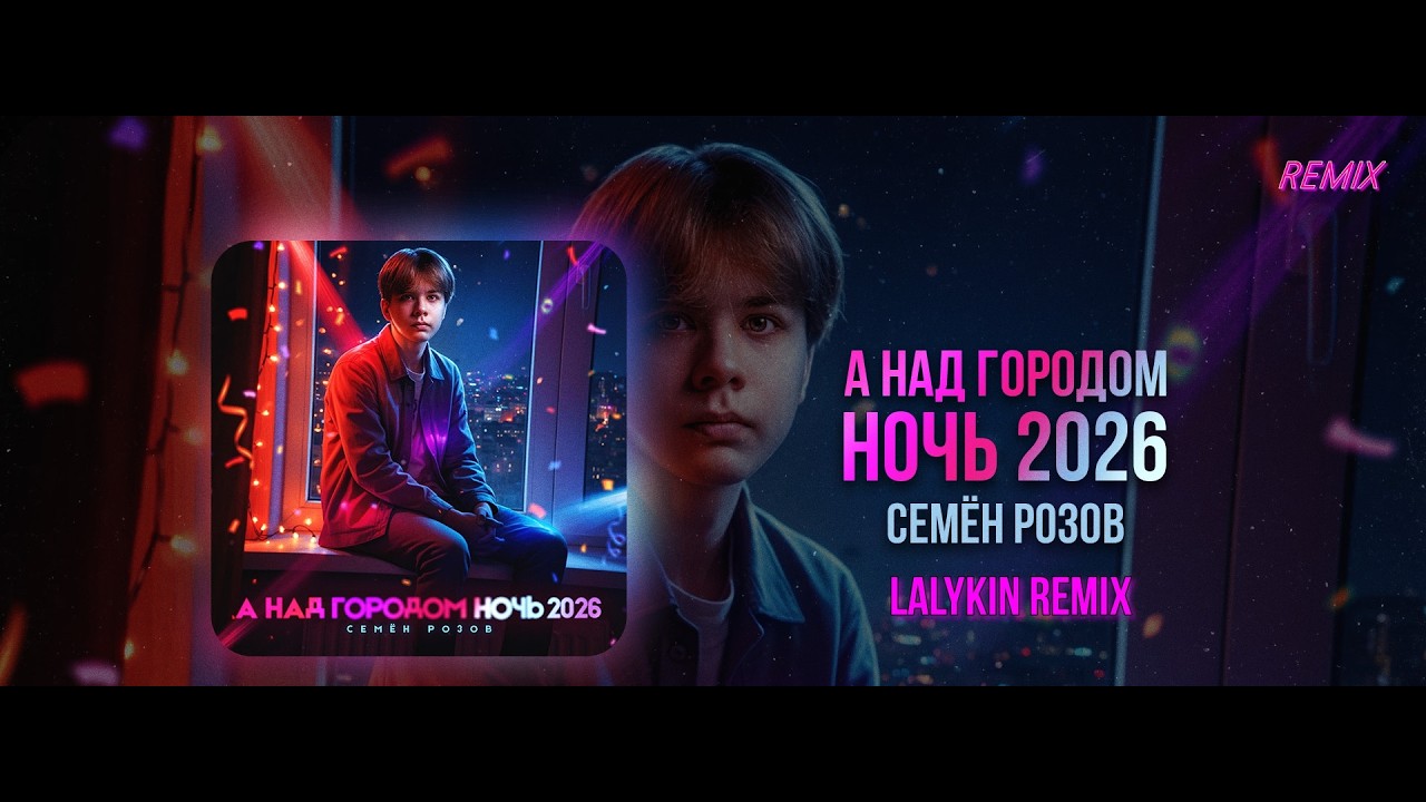 СЕМЁН РОЗОВ - А НАД ГОРОДОМ НОЧЬ (LALYKIN REMIX 2026) Автор песни: Д.Деревеницкий #семёнрозов #remix