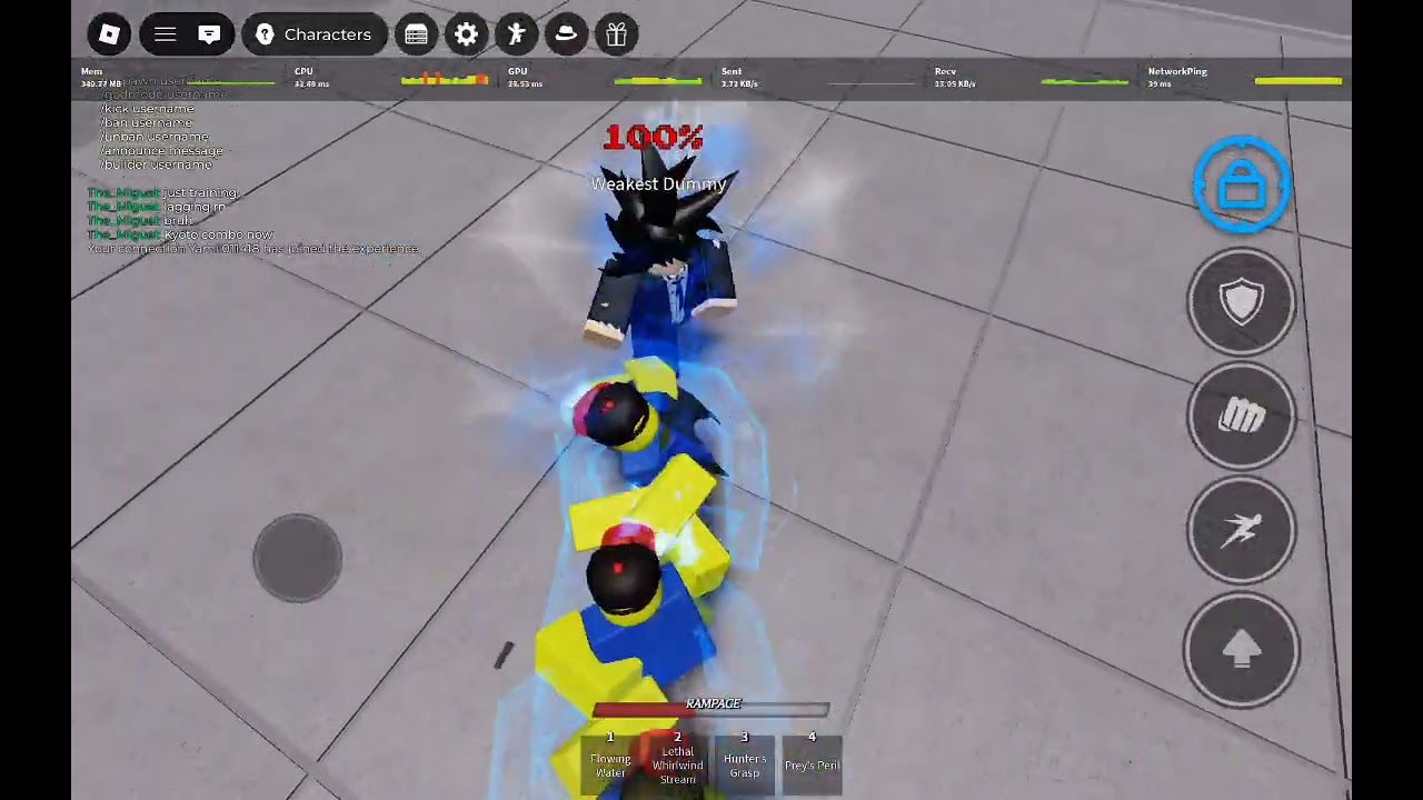 Training on my ps