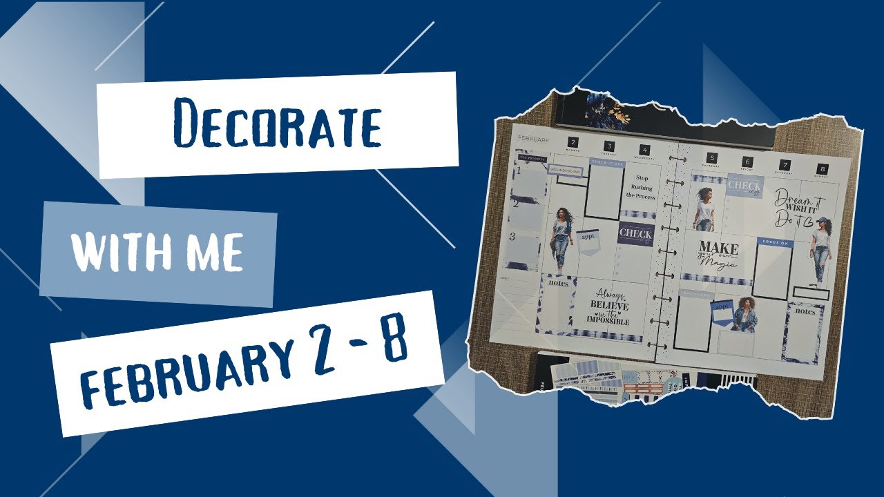 Decorate with Me | Before the Pen | Classic Vertical Happy Planner | February 2 - 8