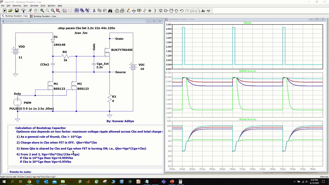Design Guide for Bootstrap Gate Driver Circuit with LTspice Simulation