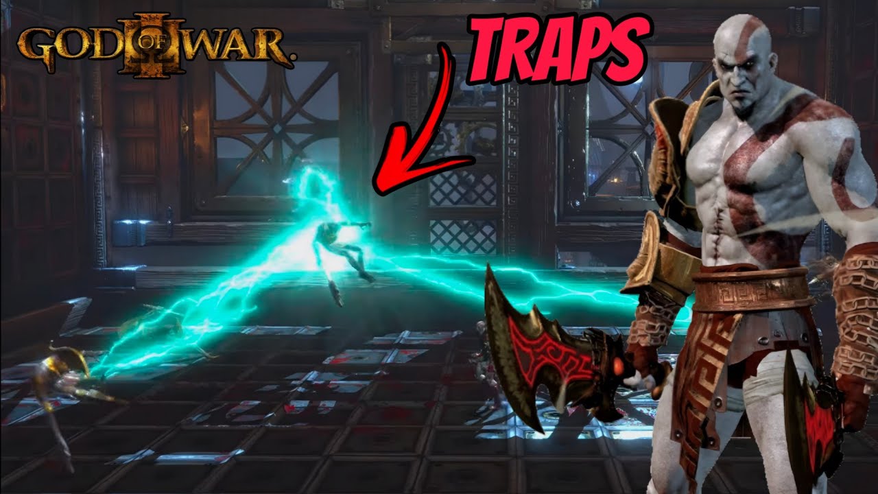 LABYRINTH TRAP IS THE MOST ICONIC TRAP IN THE SERIES | GOW 3 REMASTERED NG+