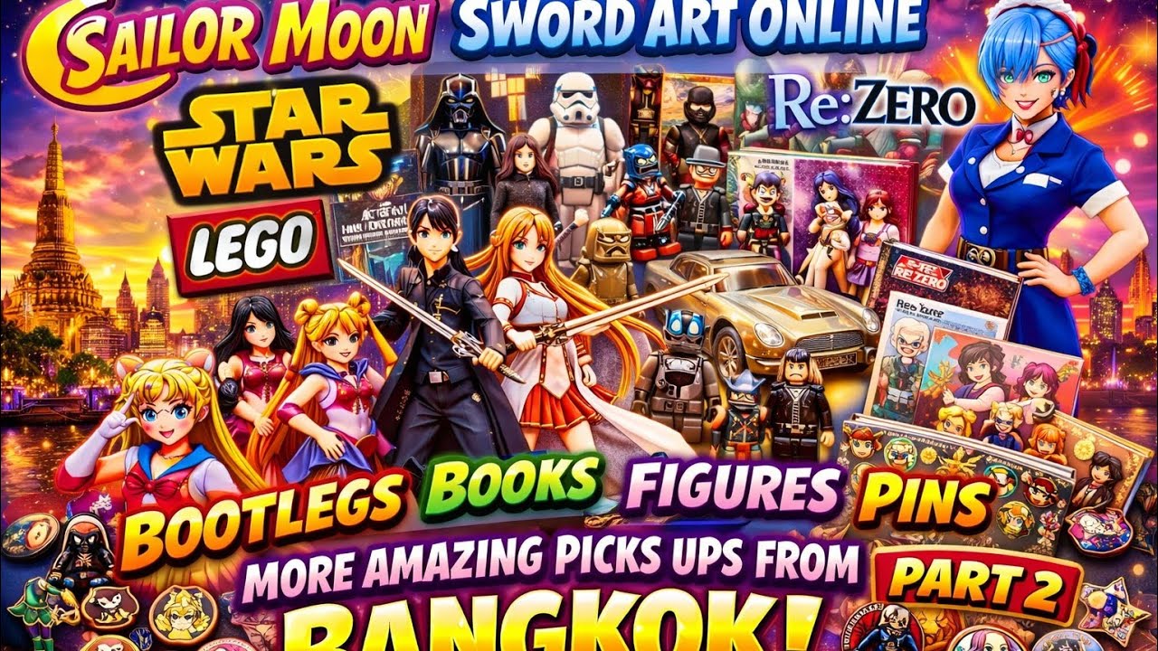 “More Bangkok Pickups 🇹🇭 | Anime, Star Wars, LEGO & Rare Collectibles (Part 2)”