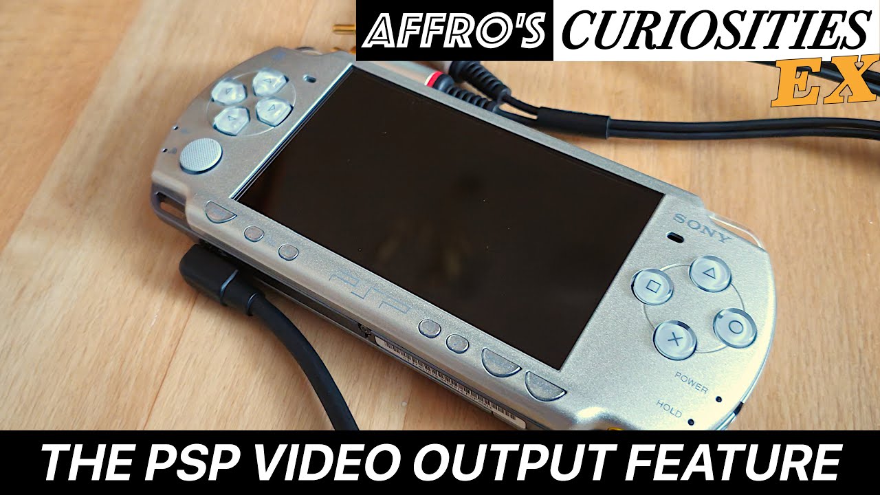 PSP's OVERLOOKED TV Output Feature! (PSP Video Output Tested) - Affro's Curiosities EX