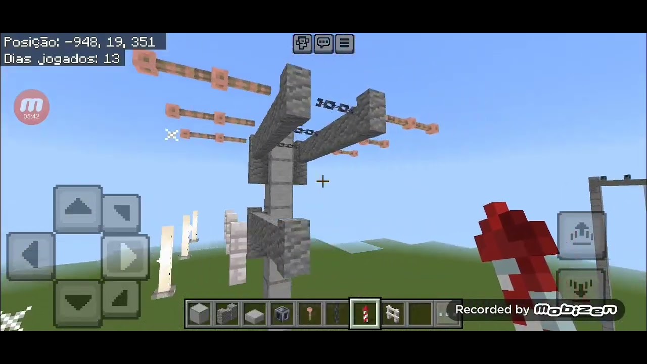 Minha rede elétrica no minecraft