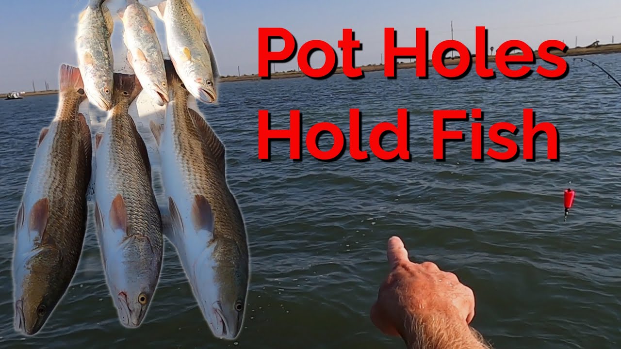 Aransas Pass Texas Guide Sometimes One Pot Hole Has A Limit Of Redfish & Trout