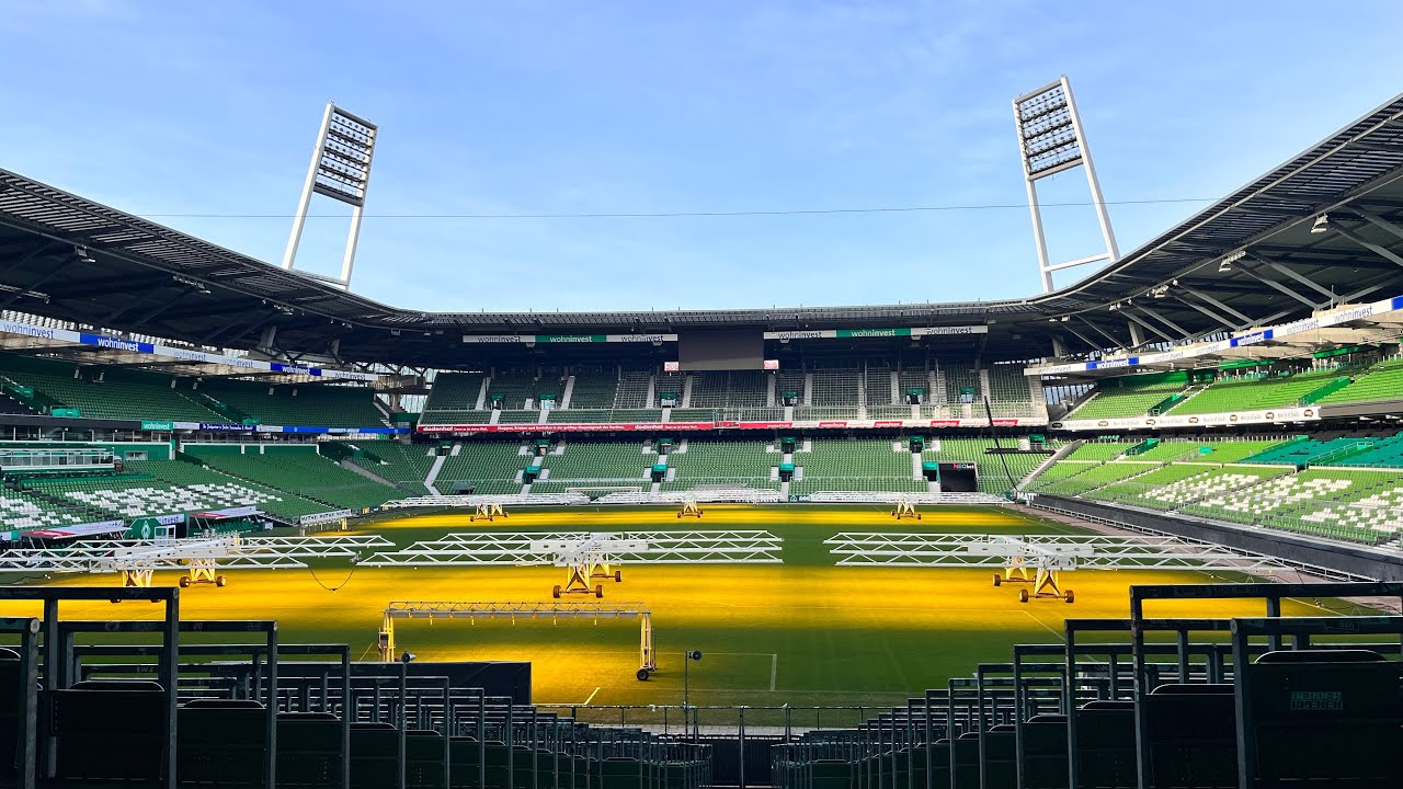 Ist das Weserstadion Aufgrund der Hochwasser Katastrophe gefährdet abzusaufen ?
