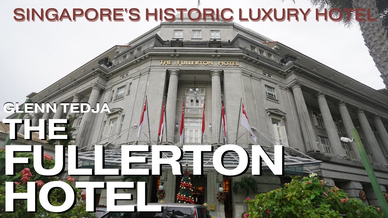 [4K] The Fullerton Hotel Singapore: A Singaporean Icon (Full Tour)