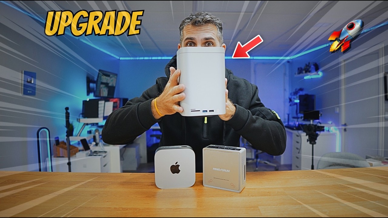 🚀 UPGRADE para Mini PC 🔥 SSD + HDD + Dock num só? 😍 ORICO MiniTower Mac Mini 🤯