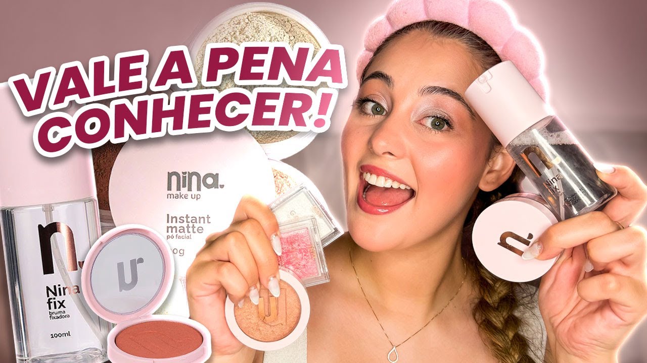 MAKE COMPLETA só com PRODUTOS da NINA MAKEUP!