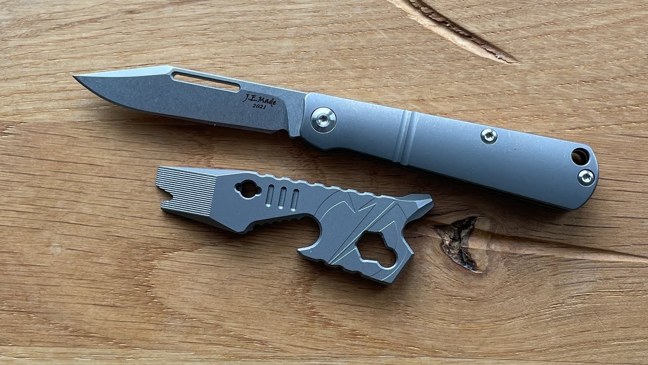 J.E. Made Knives Barlow Mini - Cooles Schlüsselbund Messer